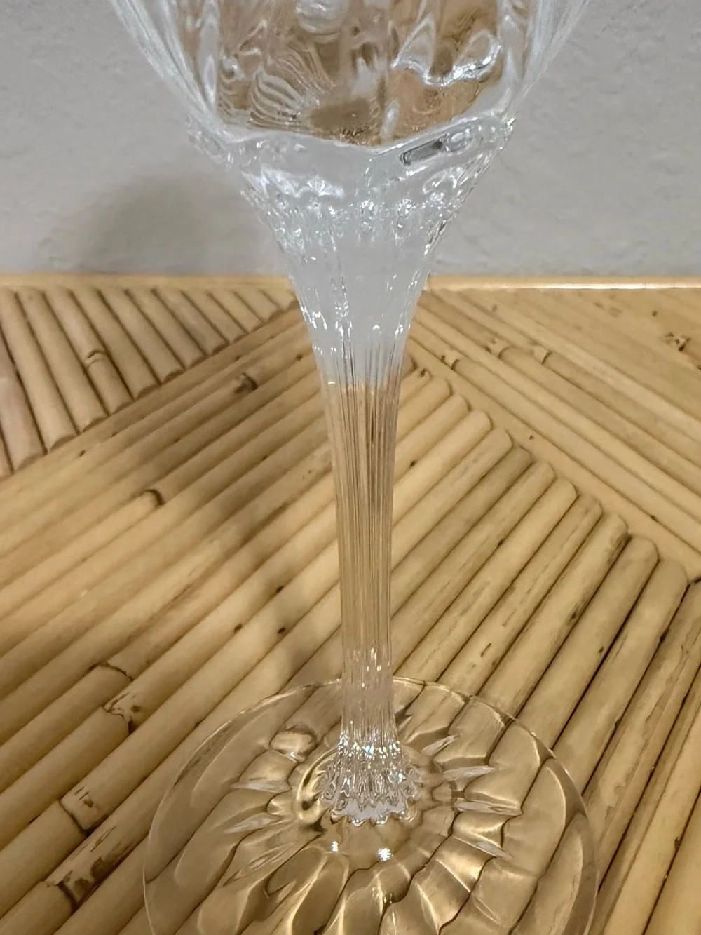 Cristal d’Arques Cortney 3-Flute Champagne Set 24% Lead Crystal Glasses France